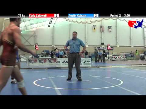 Cody Caldwell vs. Austin Coburn at 2013 ASICS University Nationals - FS