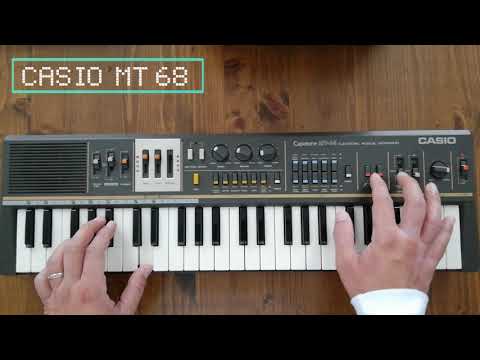 Casio MT-68 Casiotone 49-Key Synthesizer 1980s - Grey image 8