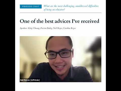 One of the best advices I've received