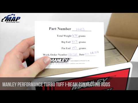 Manley Performance Turbo Tuff I-Beam Connecting Rods | Sport Compact Shortblock