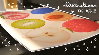 Ça y est j’ai une imprimante ! 🌞 ET7750 pour l’illustration - Je crée deux illustrations de A à Z🍓