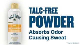 Gold Bond Clear Body Powder Spray
