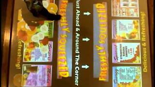 Interactive Floor in Shopping mall. Trail Effect.