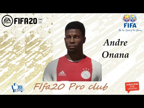 FIFA 20 Andre Onana Look alike in Ajax // Fifa20 Pro club