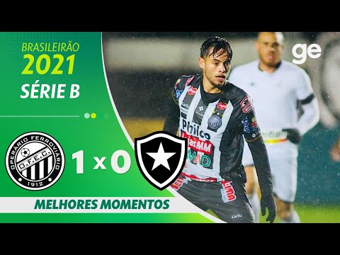 Gols e lances de Operário x Botafogo