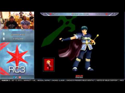 Rubicon 3 [10/10/15] - Losers Quarters: TW | Dart! (Marth) vs. MattR (Sheik)