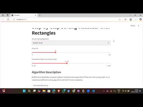 Sortease An Interactive Sorting Algorithm Visualizer