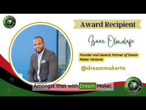 Isaac Olowolafe Jr, Award Recipient of BWE Awards