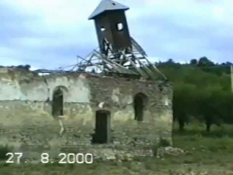 Bözödújfalu romjai 2000. augusztus 27-én