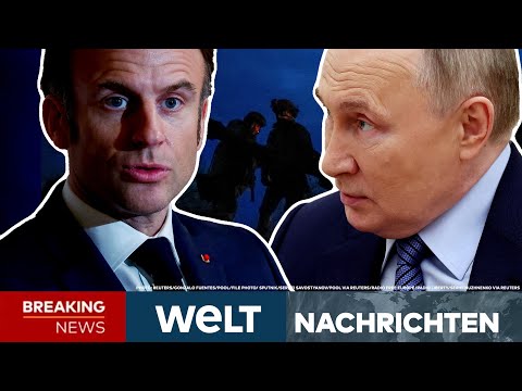 PUTINS KRIEG: "Alle diese Optionen sind möglich!" Brisante Macron-Forderung! Neuer Eklat? | STREAM