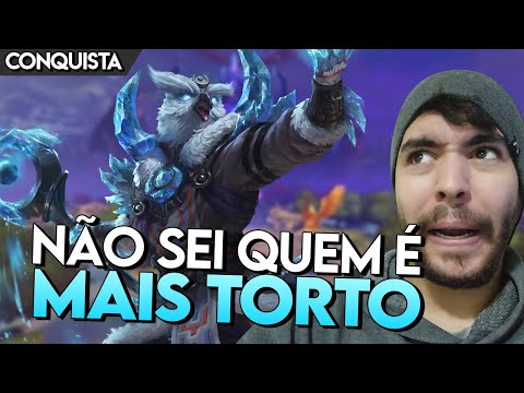 NÃO SEI QUEM É MAIS TORTO NESSA PARTIDA! RA MID - Master Ranked Conquista - Smite BR