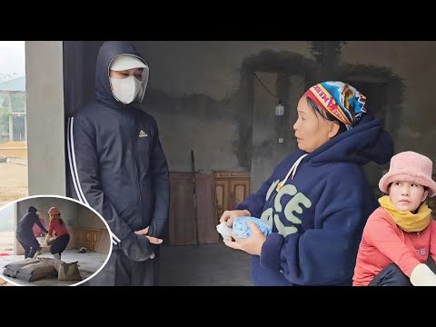 Hang disguised himself so his wife wouldn't recognize him and secretly helped her.