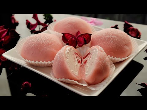Strawberry Ice Cream Mochi | EASY Recipe!