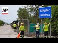 'Alligator Alcatraz' sign installed outside Florida immigration detention center