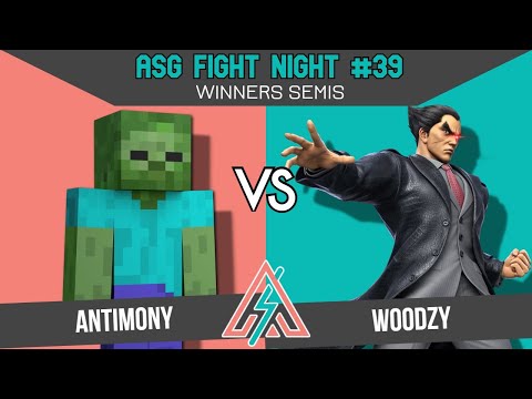 ASG 39 WINNERS SEMIS -  Antimony (Steve) vs Woodzy (Kazuya/Mii Brawler)