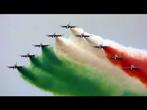 Air 14 Payerne Switzerland-Team Italia Aeramachi MB-339 Jets Air Show- amazing Flight