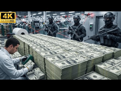 Inside the Dollar Factory: The Hidden Process Behind the World’s Most Secure Money (Full Process)