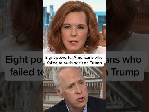 Eight powerful Americans who failed to push back on Trump