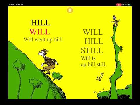 Dr Seuss  Hop on Pop Story Book for kids-Read Aloud Out Loud
