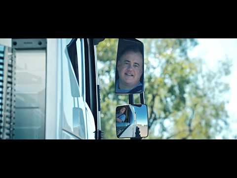 Reversing a 52m Australian road train truck