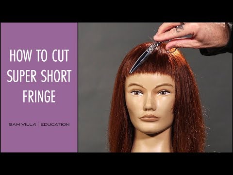 How to Cut Short Bangs with Lots of Texture - Baby...