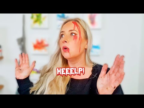 INSANE Afterlife Acrylic Pour - The GHOST of Piggy👻  / TLP Halloween Collab