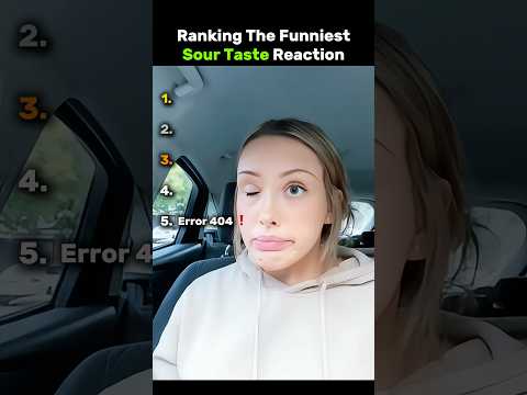 Ranking The Funniest Sour Taste Reaction 🍋‍🟩