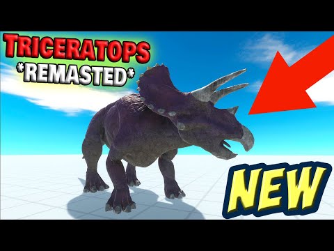 New Remastered Triceratops vs Every Unit - Animal Revolt Battle Simulator