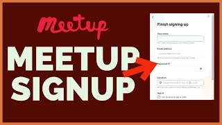 How to Sign-Up Meetup Account | Register Meetup Account (2022)