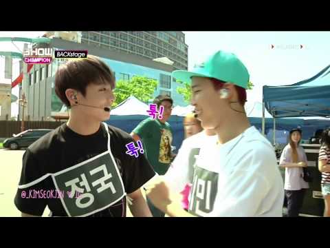 BTS Show Champion Backstage (Jin Cuts)