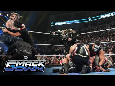 FULL MATCH: Title fight between The Wyatt Sicks and The MFTs results in brawl: SmackDown highlights