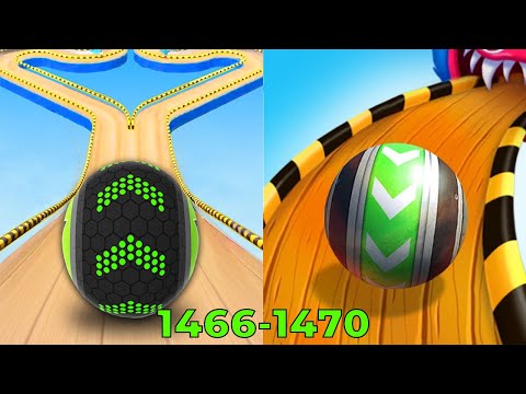 Going Balls VS Sky Rolling Balls - SpeedRun Gameplay Level 1466-1470