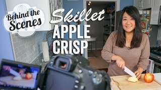 Skillet Apple Crisp - Behind the Scenes (11/13/14) | Chef Julie Yoon