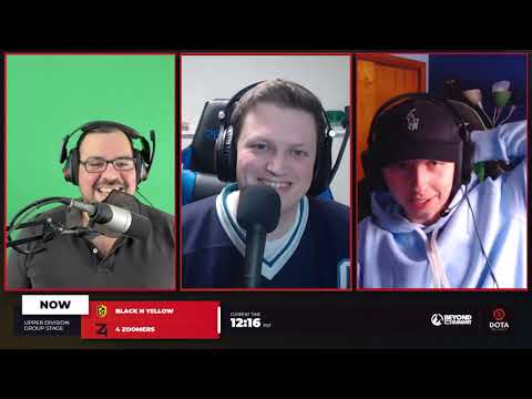 4 Zoomers vs Black N Yellow Game 1   DPC NA League Upper Division w  Lyrical, Trent & Szabo666