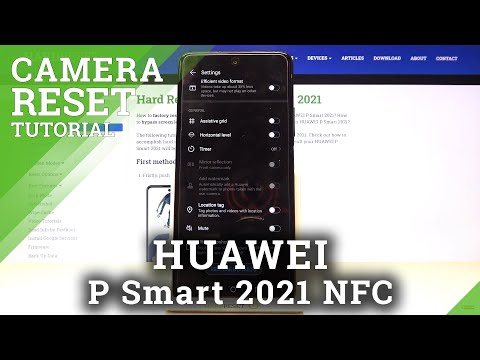 Recent Camera Settings in HUAWEI P Smart 2021 NFC – Camera Features