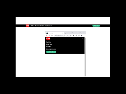 #1 Responsive React Navbar with react-router-dom version 6