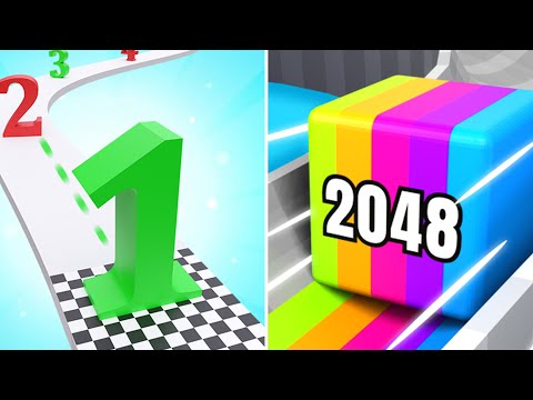 Digit Shooter Vs Jelly Run 2048 - Android iOS Gameplay #10 EP10