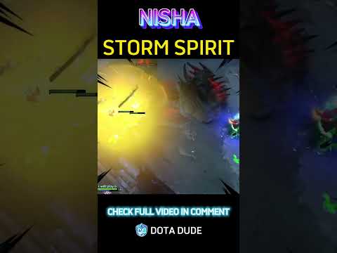 The Best Storm Spirit Build for Dota 2: Nisha's Playstyle #shorts #dota2 #stormspirit #dota2memes