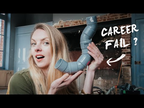 From FASHION DESIGNER to WASTE PIPE EXPERT (Chateau Kitchen Makeover)