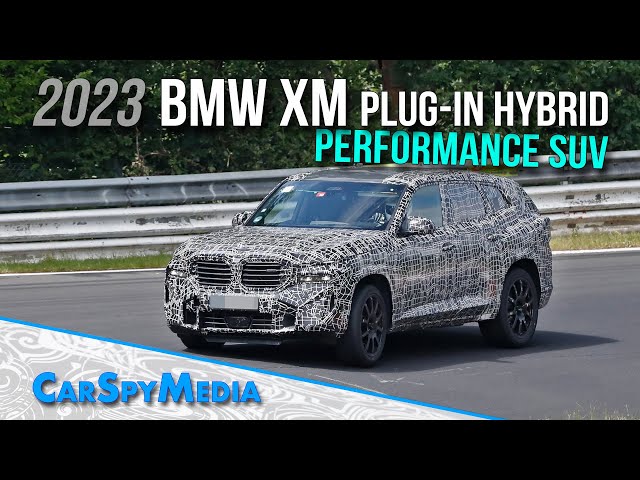 2023 BMW XM spy shots and video: Standalone BMW M SUV coming with  electrified V-8