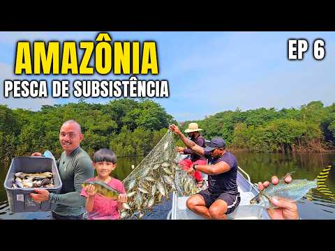 COLOCAMOS AS MALHADEIRAS NO RIO E PEGAMOS MUITOS JARAQUIS! 🐠