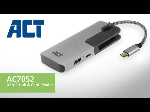 USB-C-Hub 3.0 mit 3 Anschlüssen, Kartenleser, PD-Pass-Through
