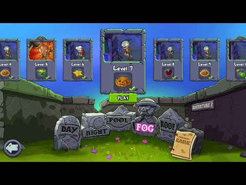 PLANTS VS ZOMBIES (FOG) LEVEL 7