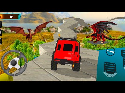 Impossible Jeep Stunt Ramp - Offroad Driving Simulator 4×4 - Android Gameplay