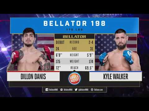Dillon danis vs Kyle walker BELLATOR 198