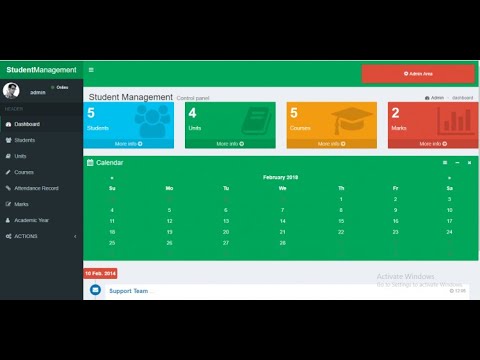 Student Management System in PHP/MySQL Installation Demo