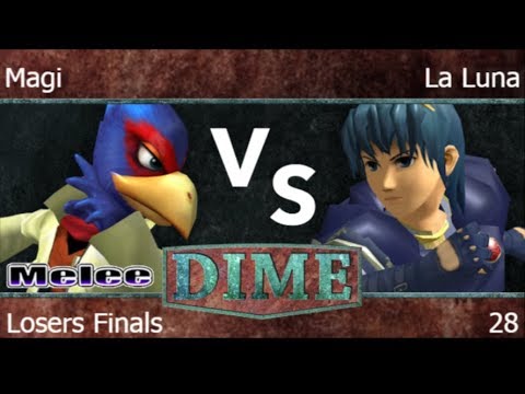 DIME 28 - Magi (Falco) vs La Luna (Marth) Losers Finals - Melee