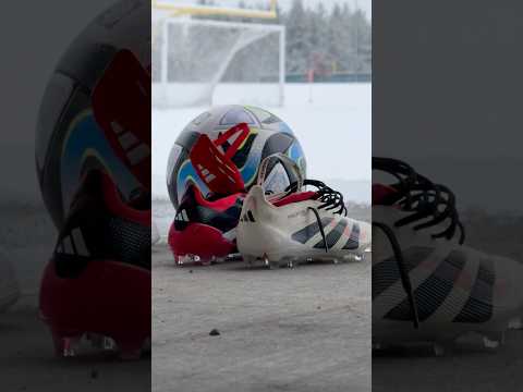 Snow day in Adidas Predator ❄️⚽️ #asmr #soccer #adidas
