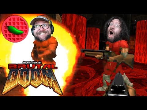 SPICYWAFFLE VS AWARD WINNING WAD! -- Project Brutality Mod Co-op (Brutal Doom v21 Realism)