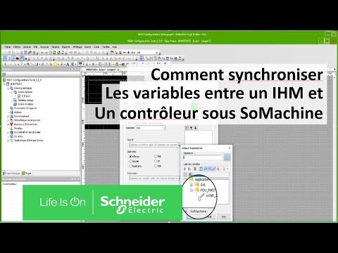 VIDEO : Comment synchroniser les variables entre un IHM et un contrôleur dans un projet SoMachine V4.x ?